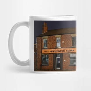 Henderson's Relish Old Building Mug